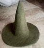Forest Moss Green Witch Hat