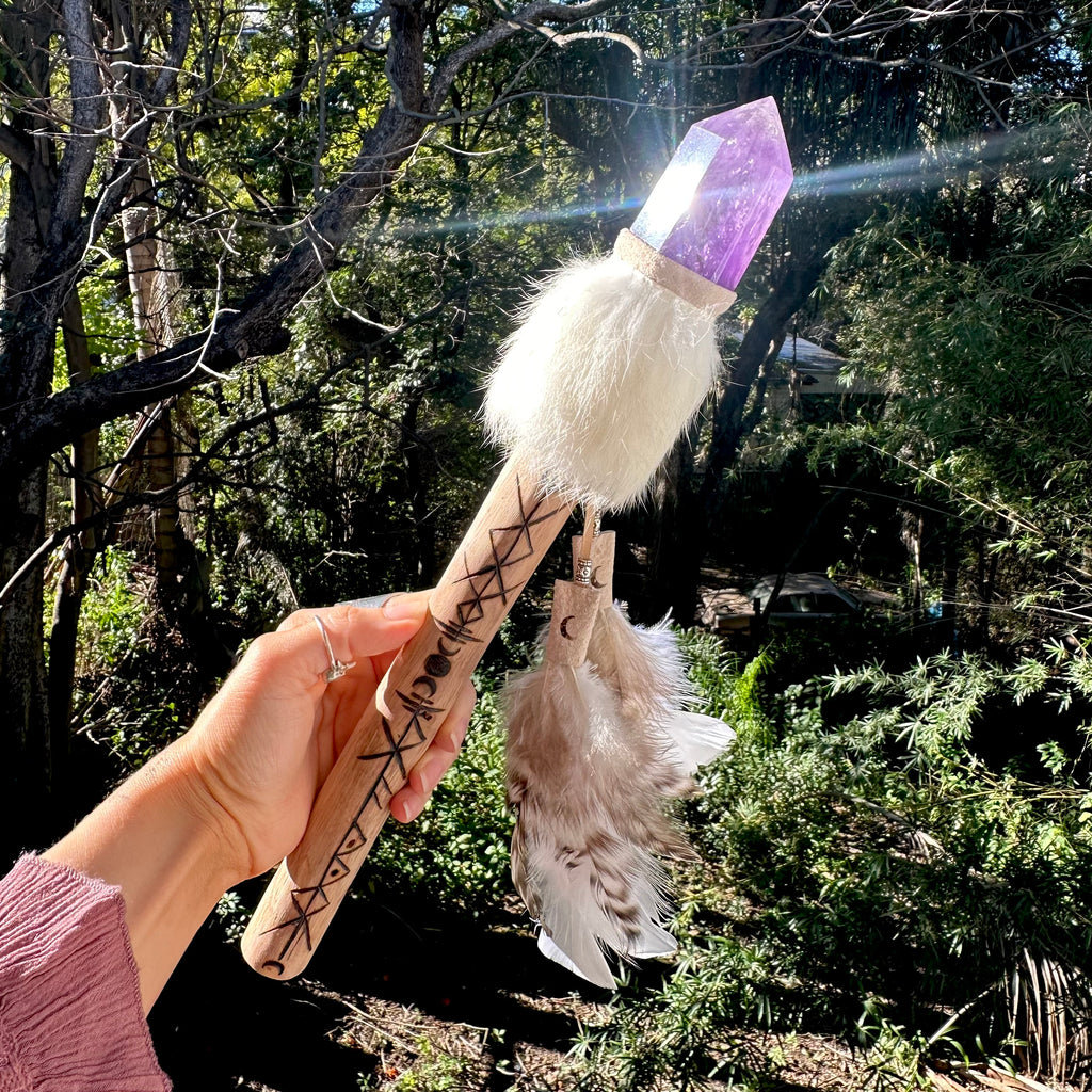 ‘ The Sorceress ’ Ametrine Crystal Wand