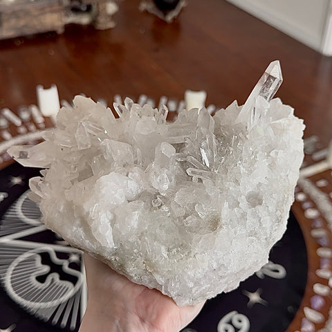 3.5 kg A+grade Magickal Clear Quartz Crystal cluster