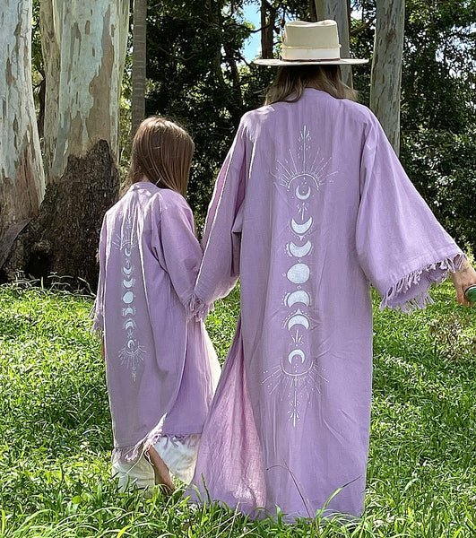 Spirit of the Moon Duster Lilac/Silver